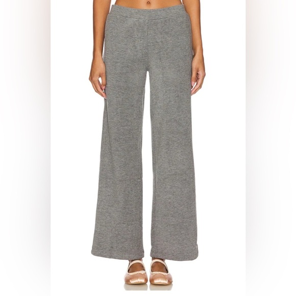 REVOLVE Pants - Revolve Bobi Wide Leg Pant in Charcoal